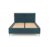 Postel MODULO W5 160 - Čelo postele, Tmavě zelený Monolith 37