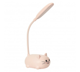 Růžová LED lampička Kitty