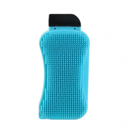 Silikonová stěrka s modrou houbičkou