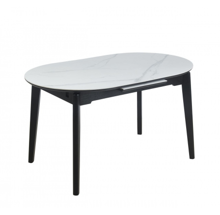 Rozkládací stůl bílý mramor 140-180x85 ST27-FXJG