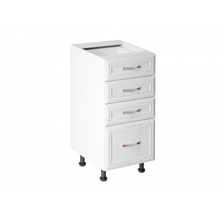 Kuchyňská dolní skříňka Sycylia D40S4, bílá Kuchyňská dolní skříňka Sycylia D40S4, bílá