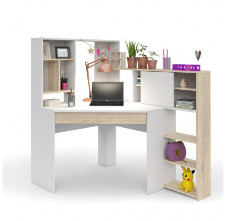 Psací stůl FELIX 482 Bílá/Dub