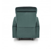 Polohovací křeslo WONDER, Tmavě zelená