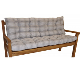 Polstr na zahradní lavičku 150 cm - látka Antik kostka