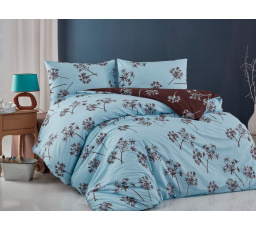 Bavlněný povlak na polštář Liana blue 70x90