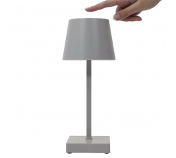 Stolní lampa Blanca LED dotyková šedá