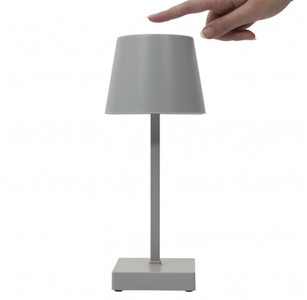 Stolní lampa Blanca LED dotyková šedá