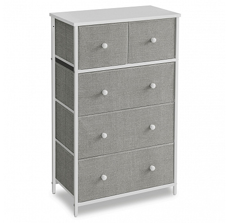 Komoda 56x30x93cm, kov, šedá, AUK-E1051 GREY Komoda 56x30x93cm, kov, šedá, AUK-E1051 GREY