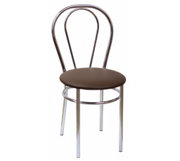 Židle eko, hnědá Tulipán