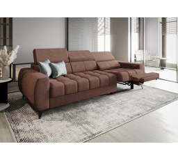 Sofa PORTO III , relax 263 cm - starorůžová ,Pravá strana