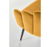 Jídelní židle K410, hořčicový Velvet