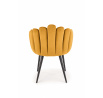Jídelní židle K410, hořčicový Velvet