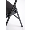 Skládací židle K566, černá