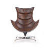 Křeslo LUXOR, hnědé