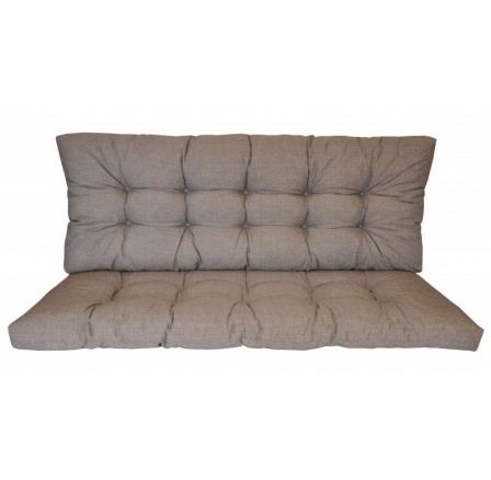 Polstr na zahradní houpačku 180 cm - látka šedý melír Polstr na zahradní houpačku 180 cm - látka šedý melír