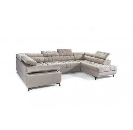 Rozkládací rohová sedačka do obývacího pokoje Dragonis U