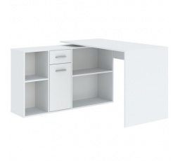 Psací stůl CARROLL 1D1S, Bílá