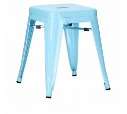 Stolička Paris modrá inspirovaná Tolix