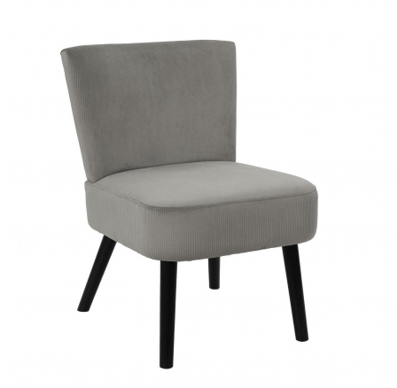 Křeslo Giulia šedý manšestr
