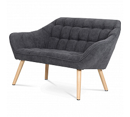 Dvoumístná pohovka, šedá, látka, AK-322 GREY2