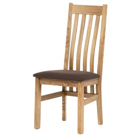 Jídelní židle, přírodní, masiv, C-2100 BR2