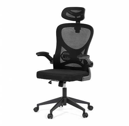 Kancelářská židle, houpací mechanismus, černá, KA-K2021 BK Kancelářská židle, houpací mechanismus, černá, KA-K2021 BK