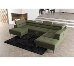 Rohová sedací souprava TOSCANIA MAX II 170x350x220 - volitelný odstín , pravá