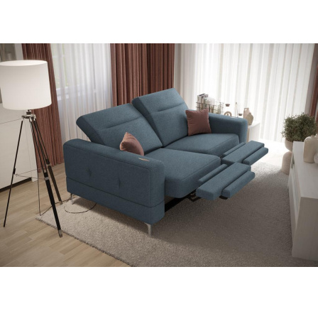 Sofa , relax MALIBU II 180 cm - světle modrá