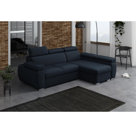 Rohová sedací soustava Bodie pravá modrá