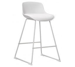 Barová stolička Tina low White PU