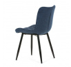 Jídelní židle, modrá, látka, HC-462 BLUE2