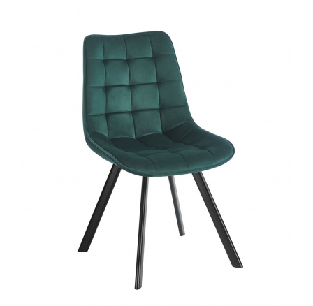 Židle velvet zelená J265 Židle velvet zelená J265