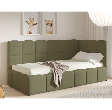 Postel TUNIS 200 x 90, vysoký bok, Kronos 46, Pravá Postel TUNIS 200 x 90, vysoký bok, Kronos 46, Pravá