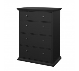 Komoda Norby 332, černý mat