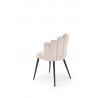 Jídelní židle K552, Béžová/Černá