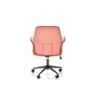 kancelářské křeslo TULIP, růžová Velvet