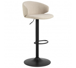 Barová židle Ella béžová/ černá Basel 24