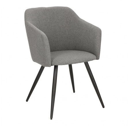 Židle Molto Black tmavě šedá