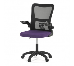 Dětská židle, houpací mechanismus, fialová síťovina, KA-K2006 PUR