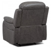 Polohovací křeslo, šedá, látka, TV-4086 GREY