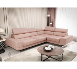 Rohová sedací souprava MILANO II přírodní kůže - přírodní kůže - volitelná barva, pravá