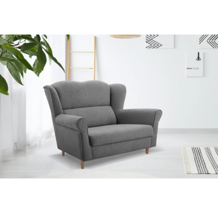 Pohovka LOFT 2 Tmavě šedá, Arva 17
