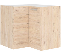 Dolní rohová skřínka BORDIX - 89x89 ND 1F BB, Dub / Dub