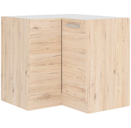 Dolní rohová skřínka BORDIX - 89x89 ND 1F BB, Dub / Dub Dolní rohová skřínka BORDIX - 89x89 ND 1F BB, Dub / Dub