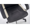 Kancelářské křeslo BARTON, černobílé