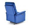 Polohovací křeslo SEMIR s USB, Tmavě modrá