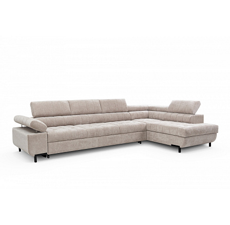 Rohová sedací souprava Tyrion Maxi s funkcí spaní / Vibe 08 / pravá strana