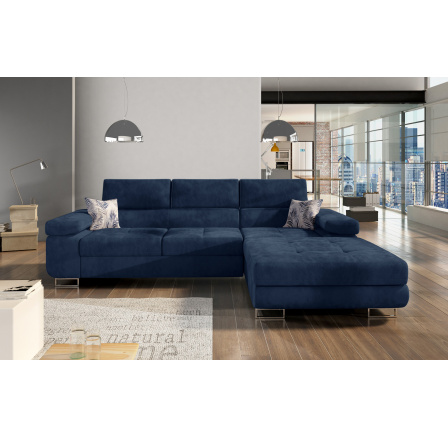 Rohová sedací souprava ARMANDO, Kronos 09/Botanic 80 Pravá