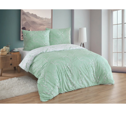 Francouzské povlečení Satén 220x220, 70x90cm Aspen tree