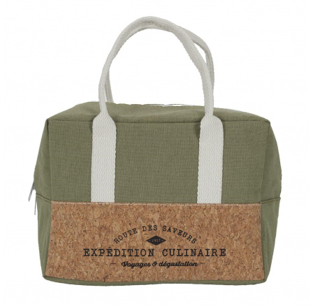 Taška na oběd Refreshing Cork 3l zelená